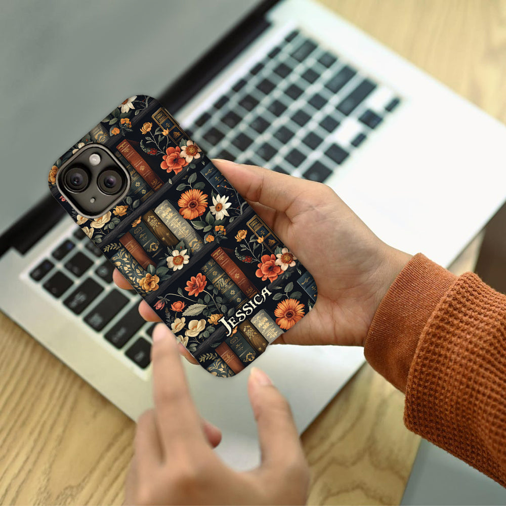 Oui, j'ai besoin de tous ces livres - Coque de téléphone personnalisée avec livre imprimé intégralement