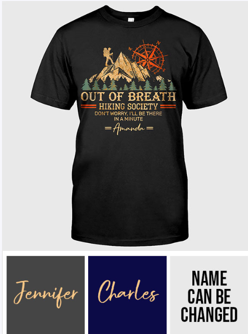 Hiking Society - T-shirt et sweat à capuche de randonnée personnalisés