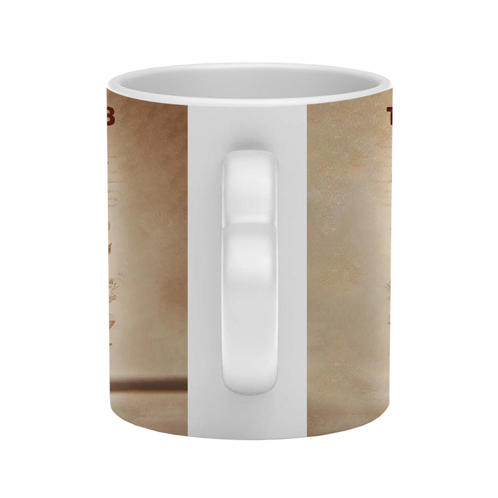 Ensemble depuis n'importe quelle année - Mug personnalisé pour couple avec anse en forme de cœur