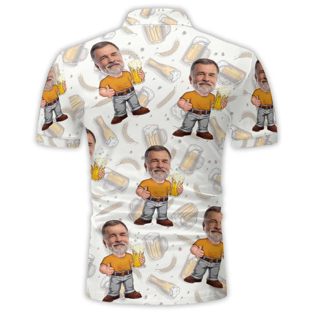 Funny Gift For Beer Lover - Personalized Beer Polo Shirt