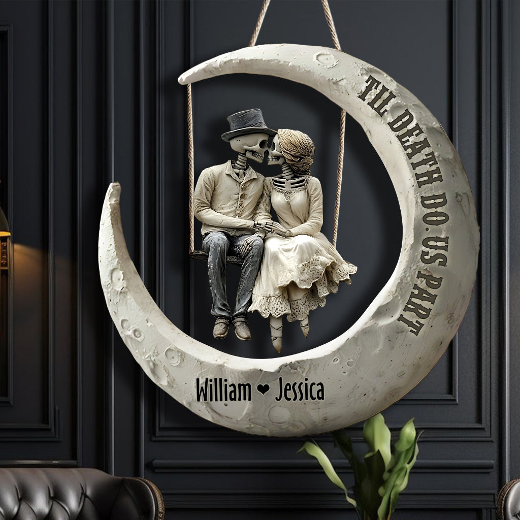 Til Death Do Us Part - Personalized Couple Pallet Wood Sign