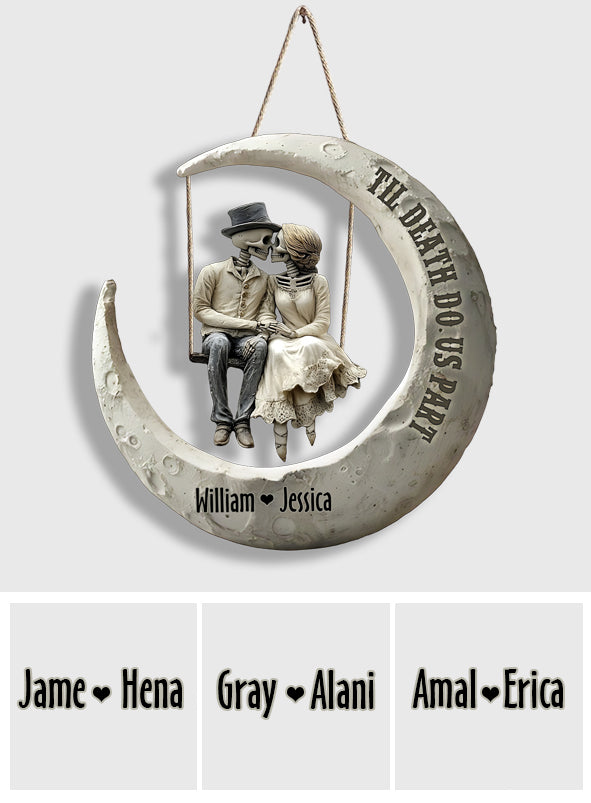 Til Death Do Us Part - Personalized Couple Pallet Wood Sign