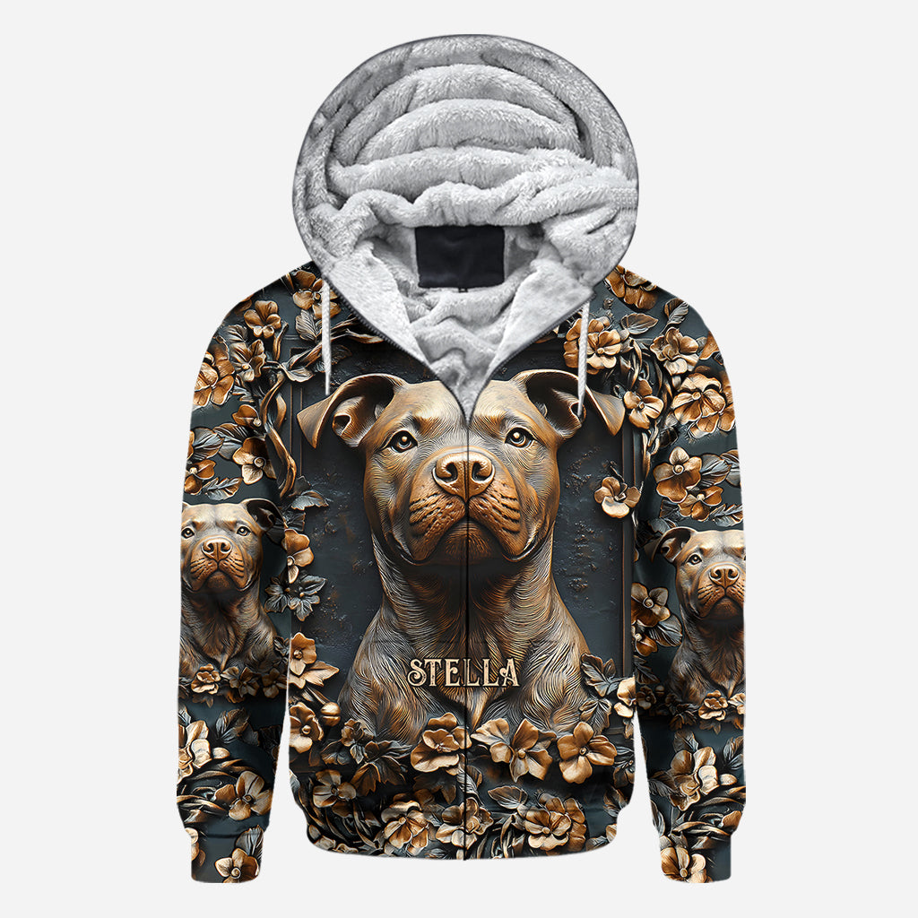 Strong Pitbull - Personalized Dog All Over Shirt