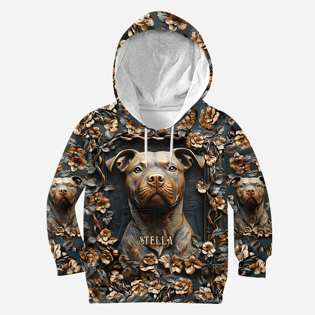 Strong Pitbull - Personalized Dog All Over Shirt