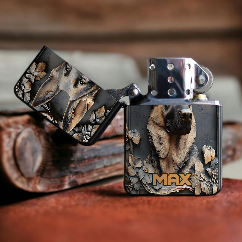 Strong German Shepherd - Personalized Dog Lighter