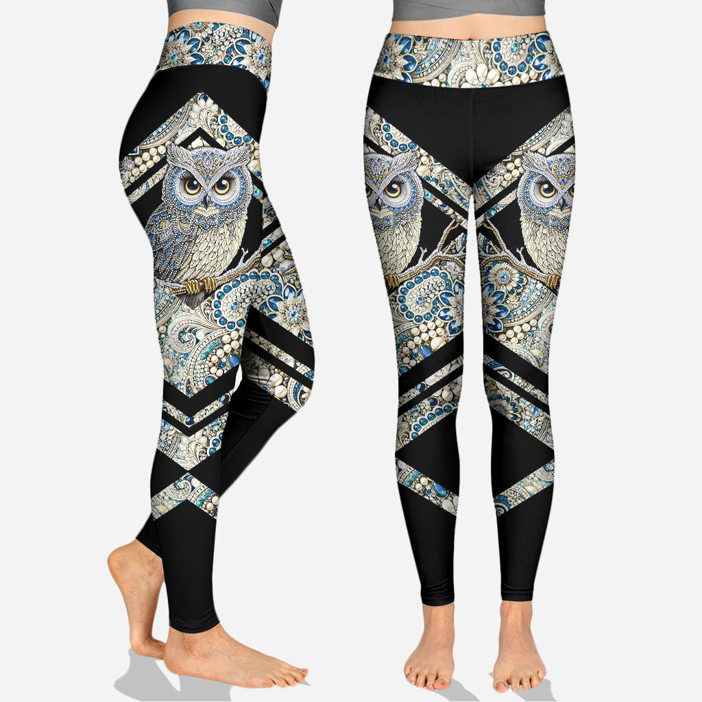 Magnifique hibou - Sweat à capuche et leggings personnalisés avec hibou