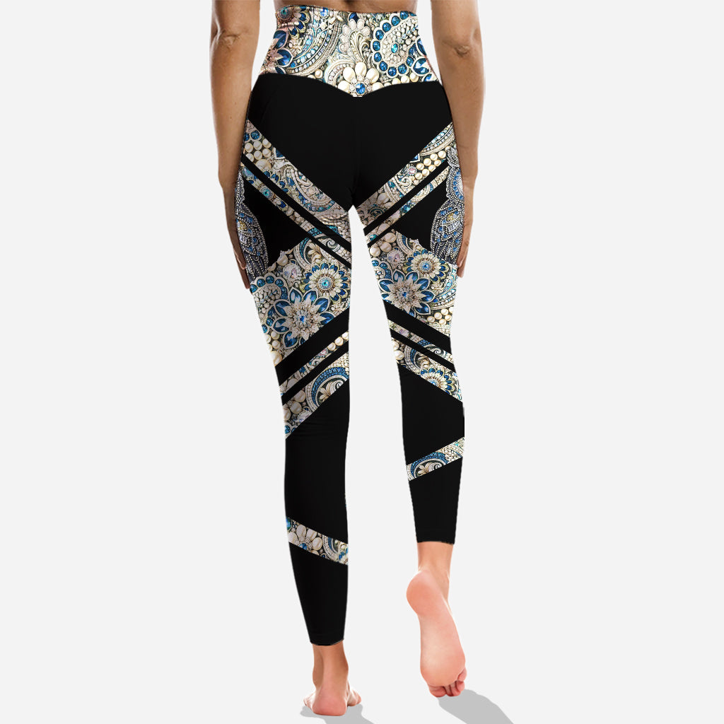 Magnifique hibou - Sweat à capuche et leggings personnalisés avec hibou