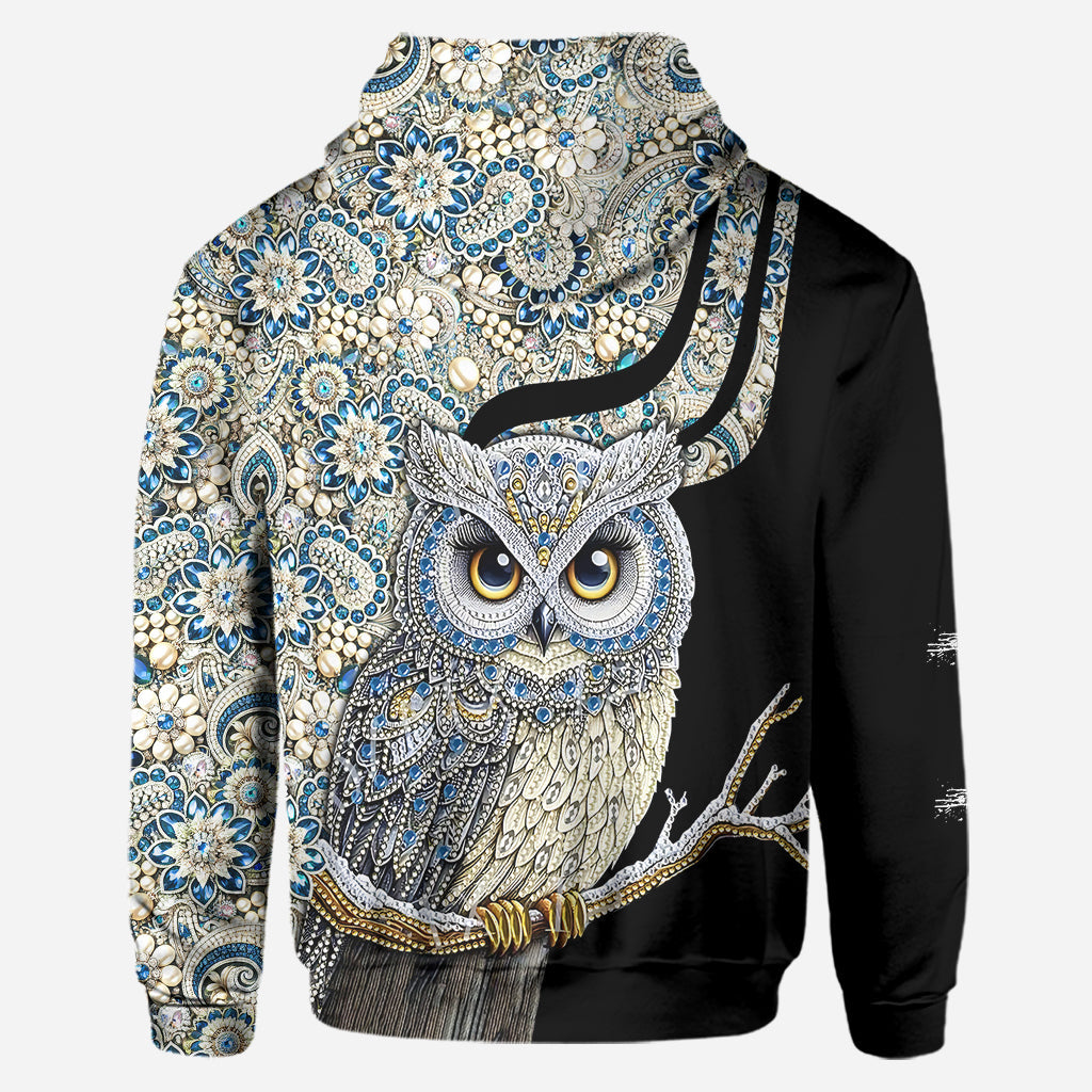 Magnifique hibou - Sweat à capuche et leggings personnalisés avec hibou