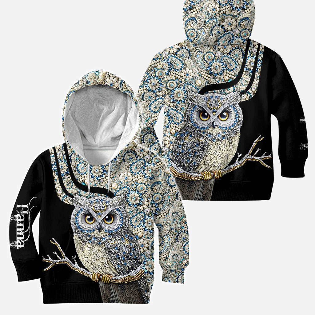 Magnifique hibou - Sweat à capuche et leggings personnalisés avec hibou