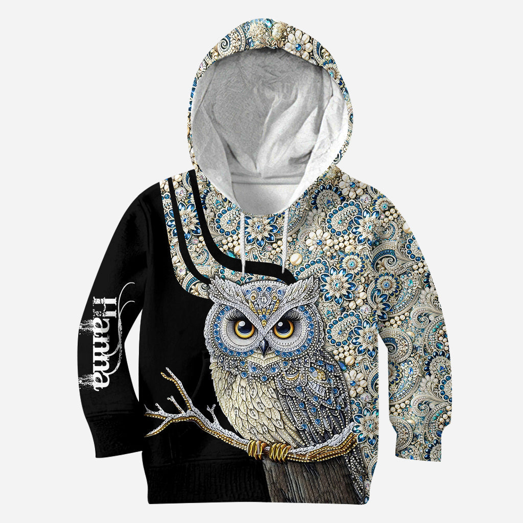 Magnifique hibou - Sweat à capuche et leggings personnalisés avec hibou