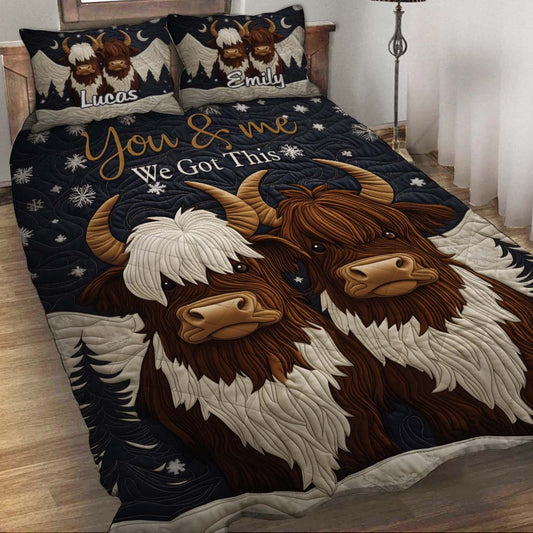 You And Me We Got This - Personalized Quilt Set