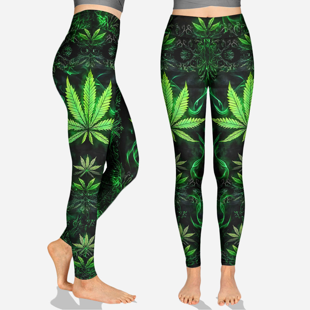 Stoner Chick - Personalized Weed Hoodie and Leggings