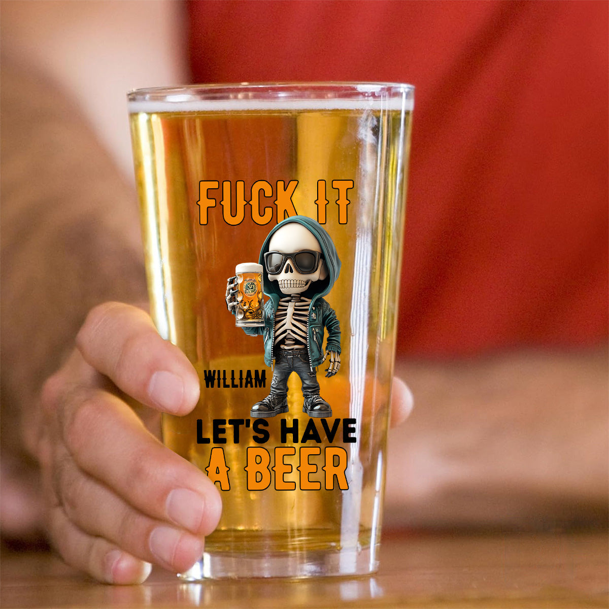 Prenons une bière - Verre à bière personnalisé