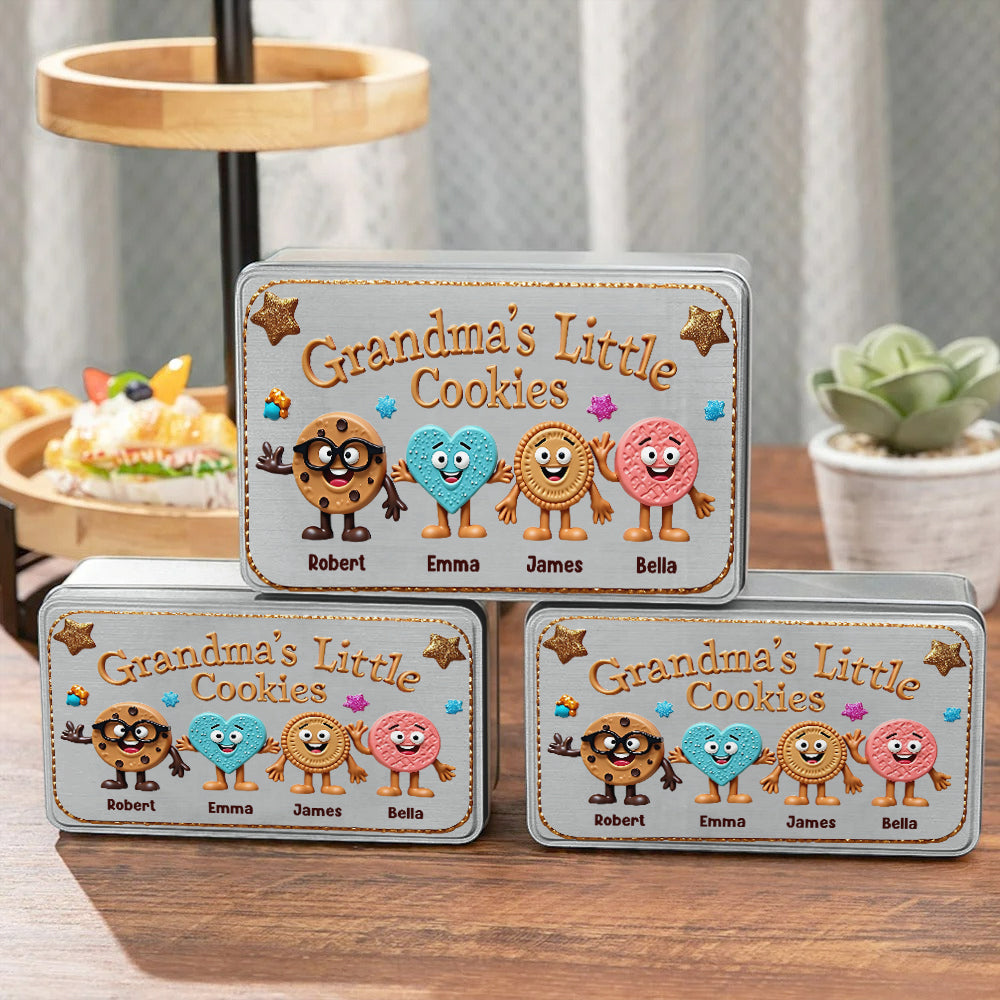 Petits biscuits de grand-mère - Boîte à biscuits personnalisée pour grand-mère