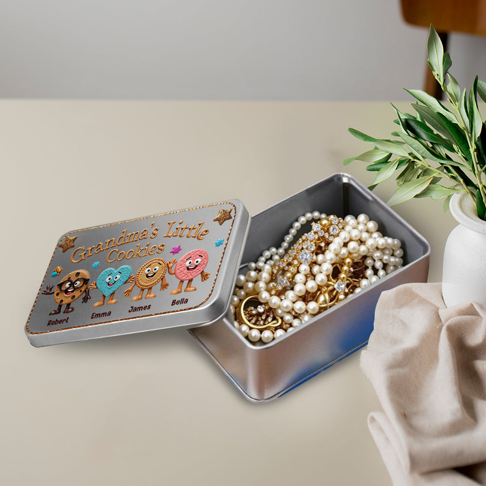 Petits biscuits de grand-mère - Boîte à biscuits personnalisée pour grand-mère