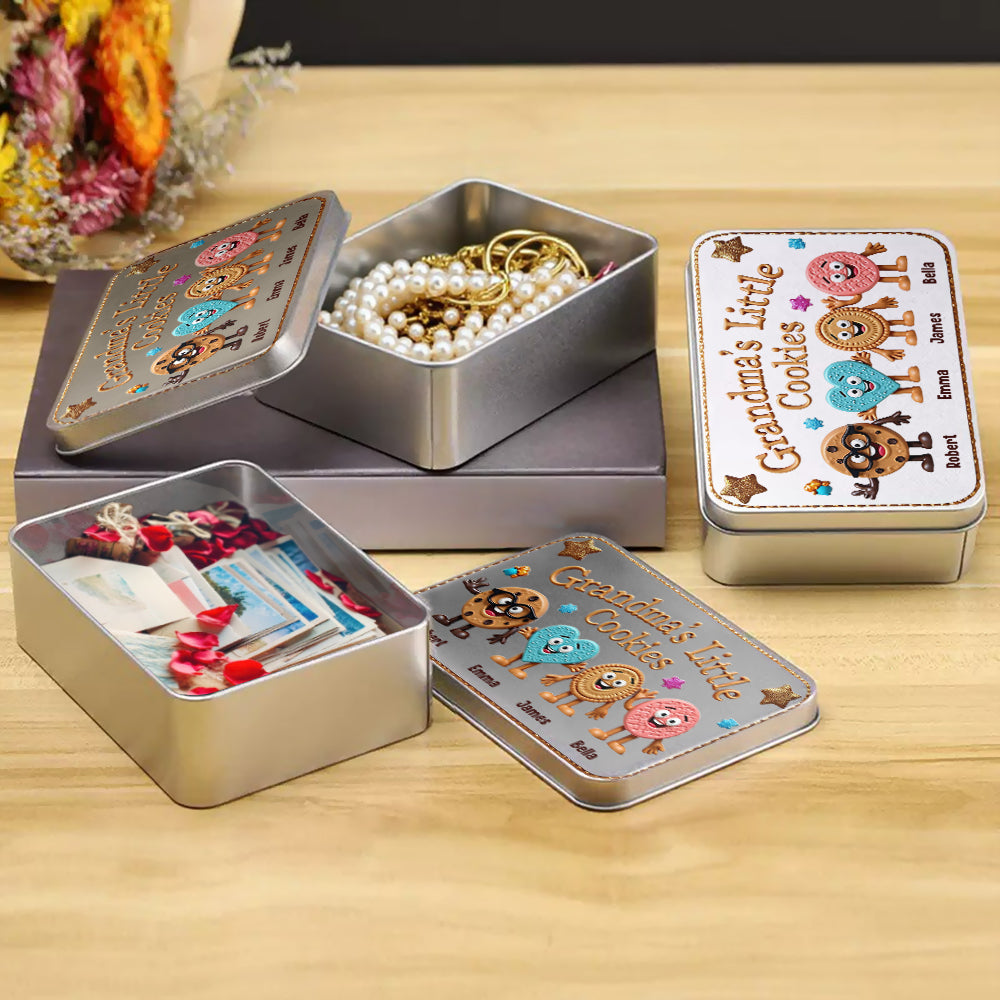 Petits biscuits de grand-mère - Boîte à biscuits personnalisée pour grand-mère