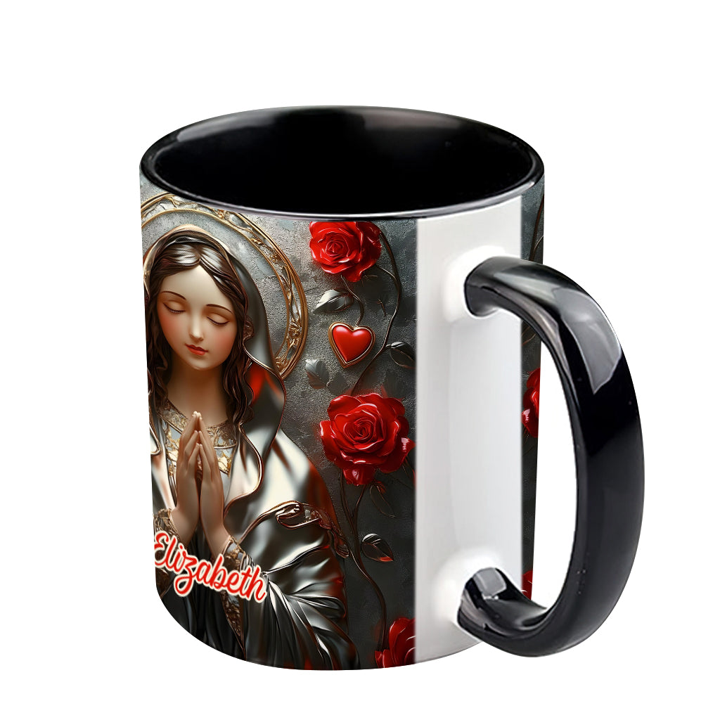 Divine Grace Of The Catch - Personalized Christian Accent Mug
