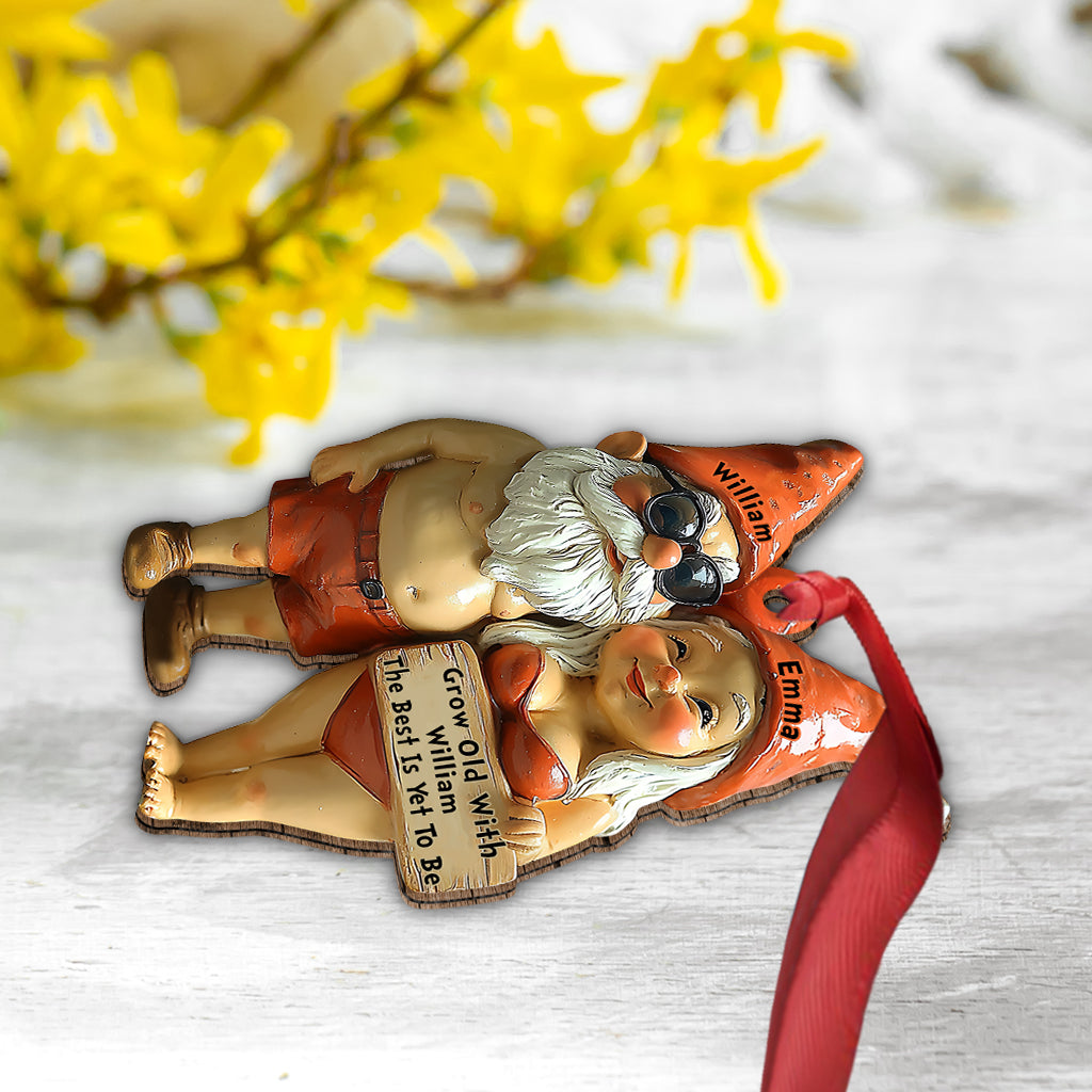 Grow Old With Him/ Her - Personalized Gardening Ornament