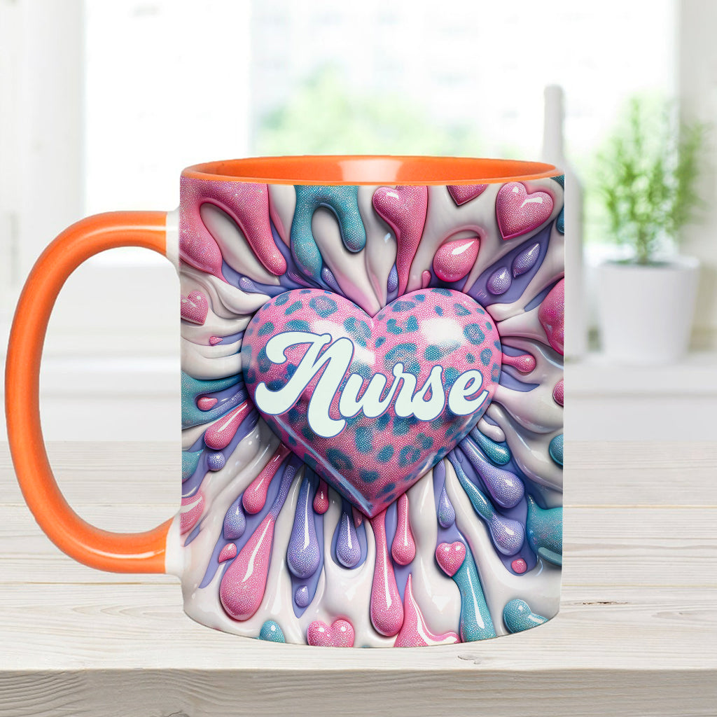 J'adore mon travail - Mug personnalisé pour collègue