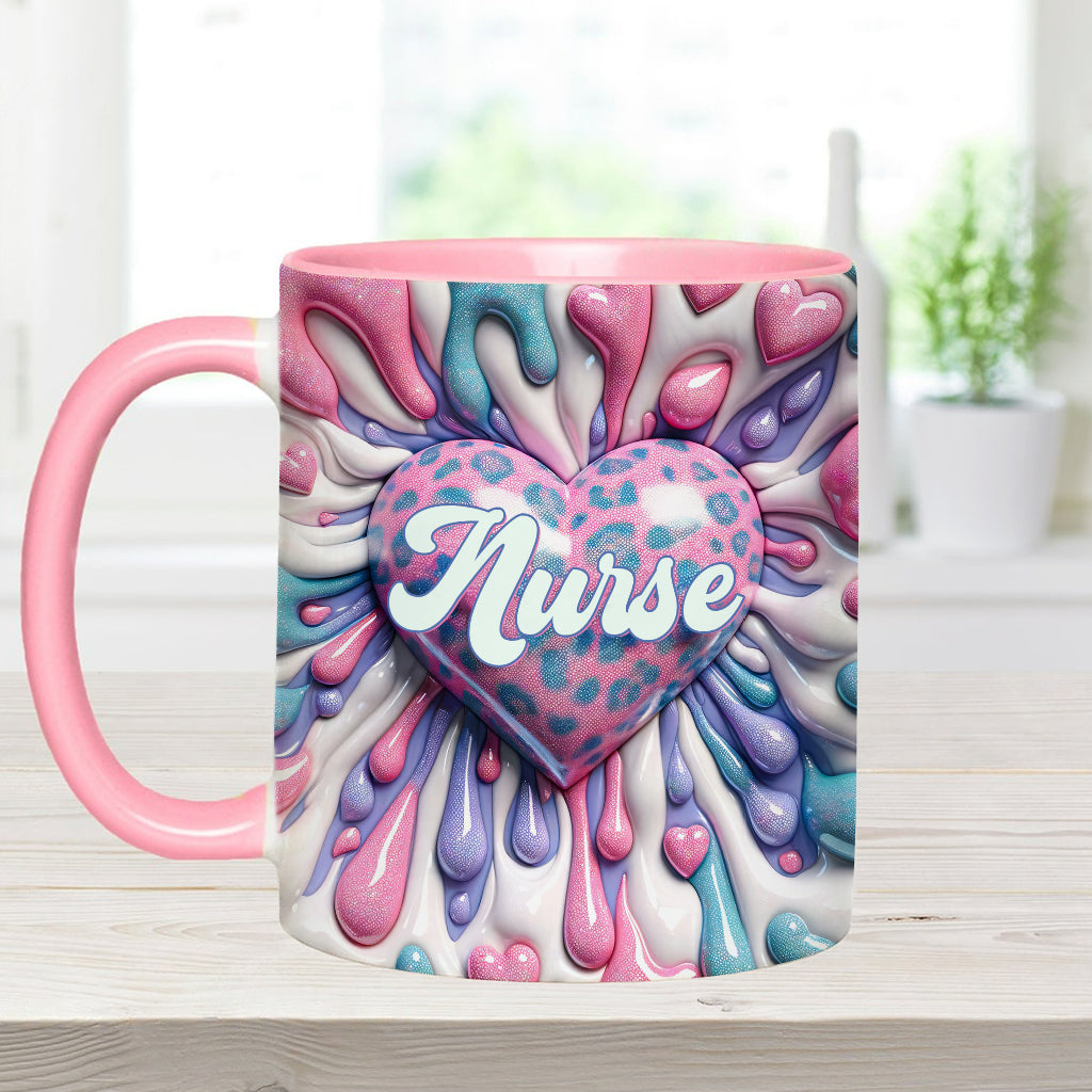 J'adore mon travail - Mug personnalisé pour collègue