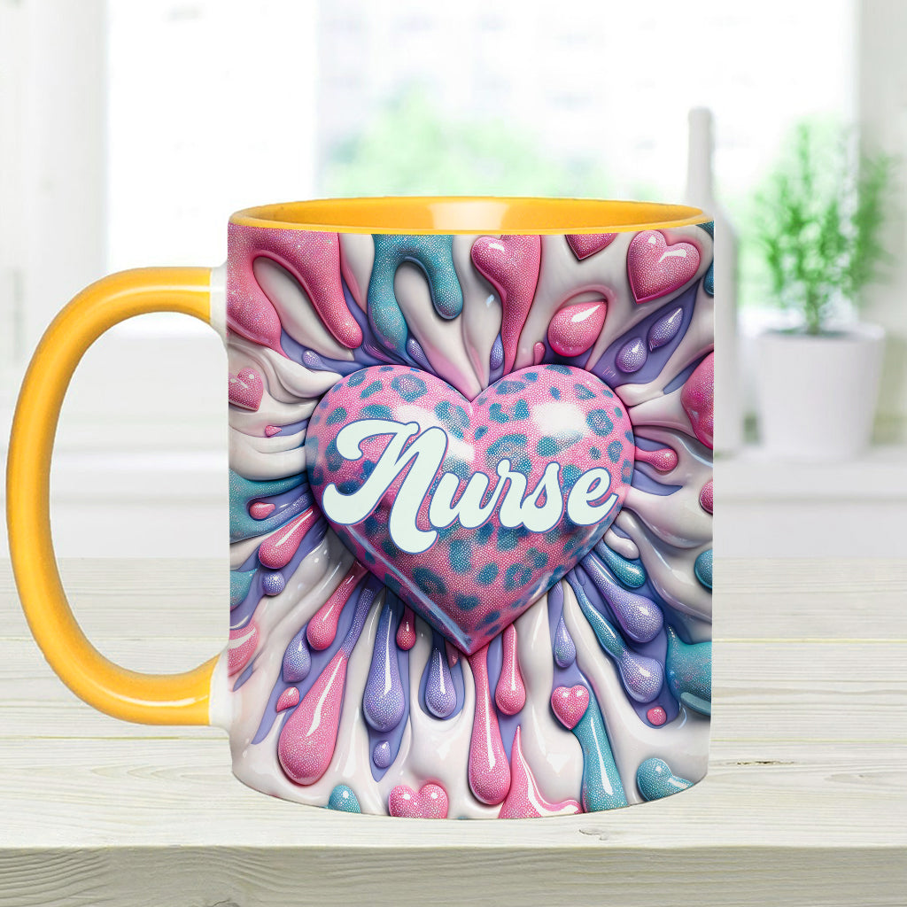 J'adore mon travail - Mug personnalisé pour collègue