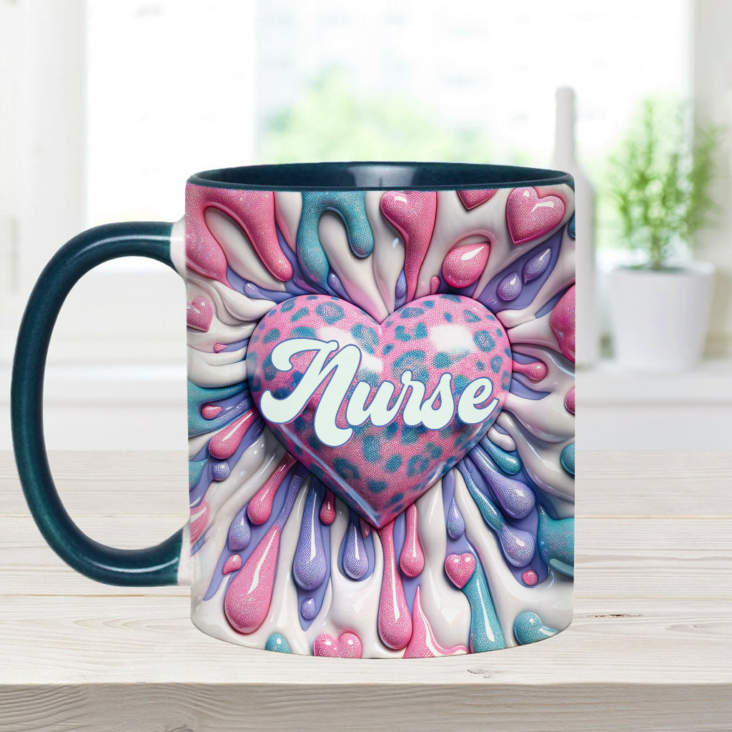 J'adore mon travail - Mug personnalisé pour collègue