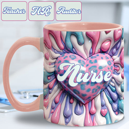 J'adore mon travail - Mug personnalisé pour collègue