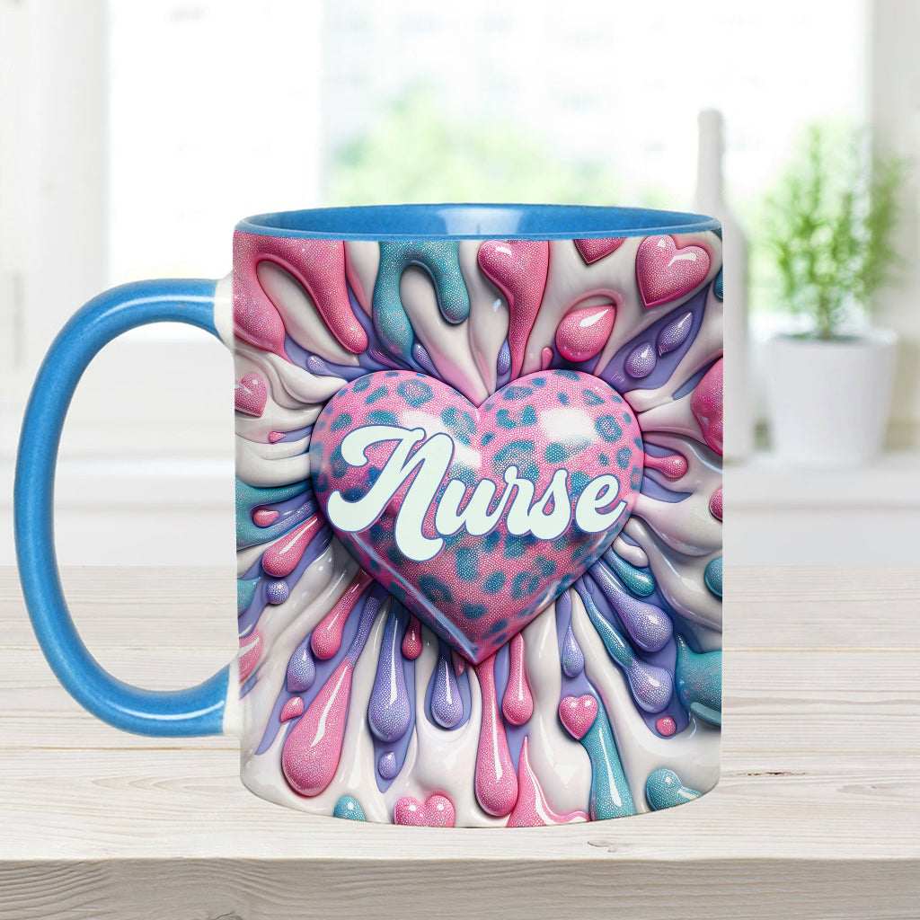 J'adore mon travail - Mug personnalisé pour collègue