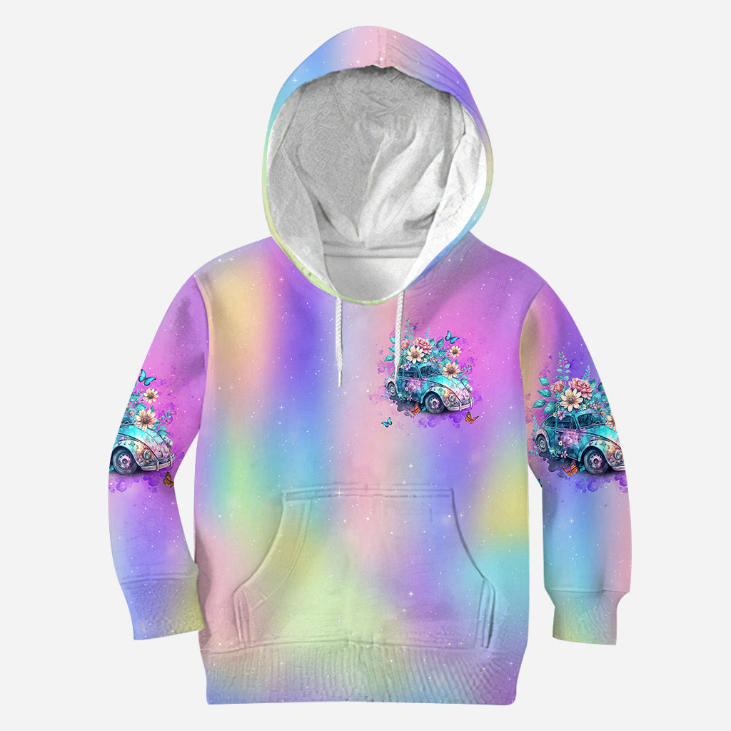 Courir contre le vent - Sweat à capuche et legging hippie personnalisés