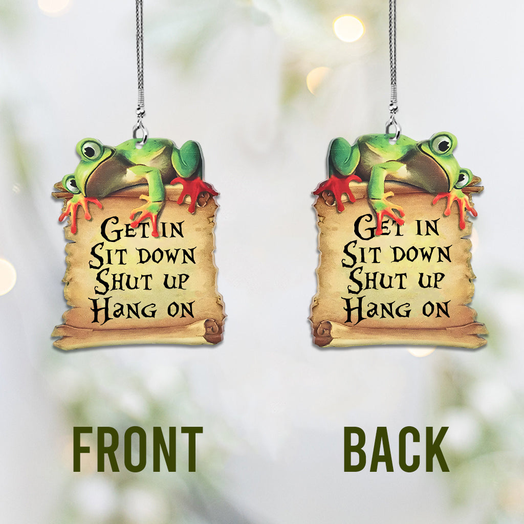 Love Frogs - Frog Car Ornament