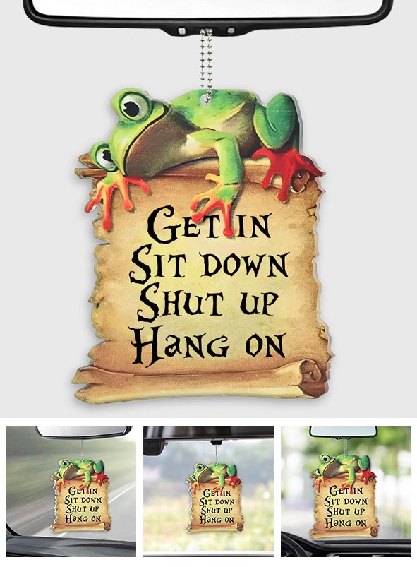 Love Frogs - Frog Car Ornament