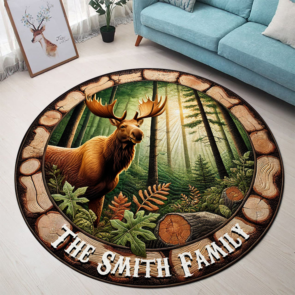 Love Hunting - Personalized Hunting Round Rug