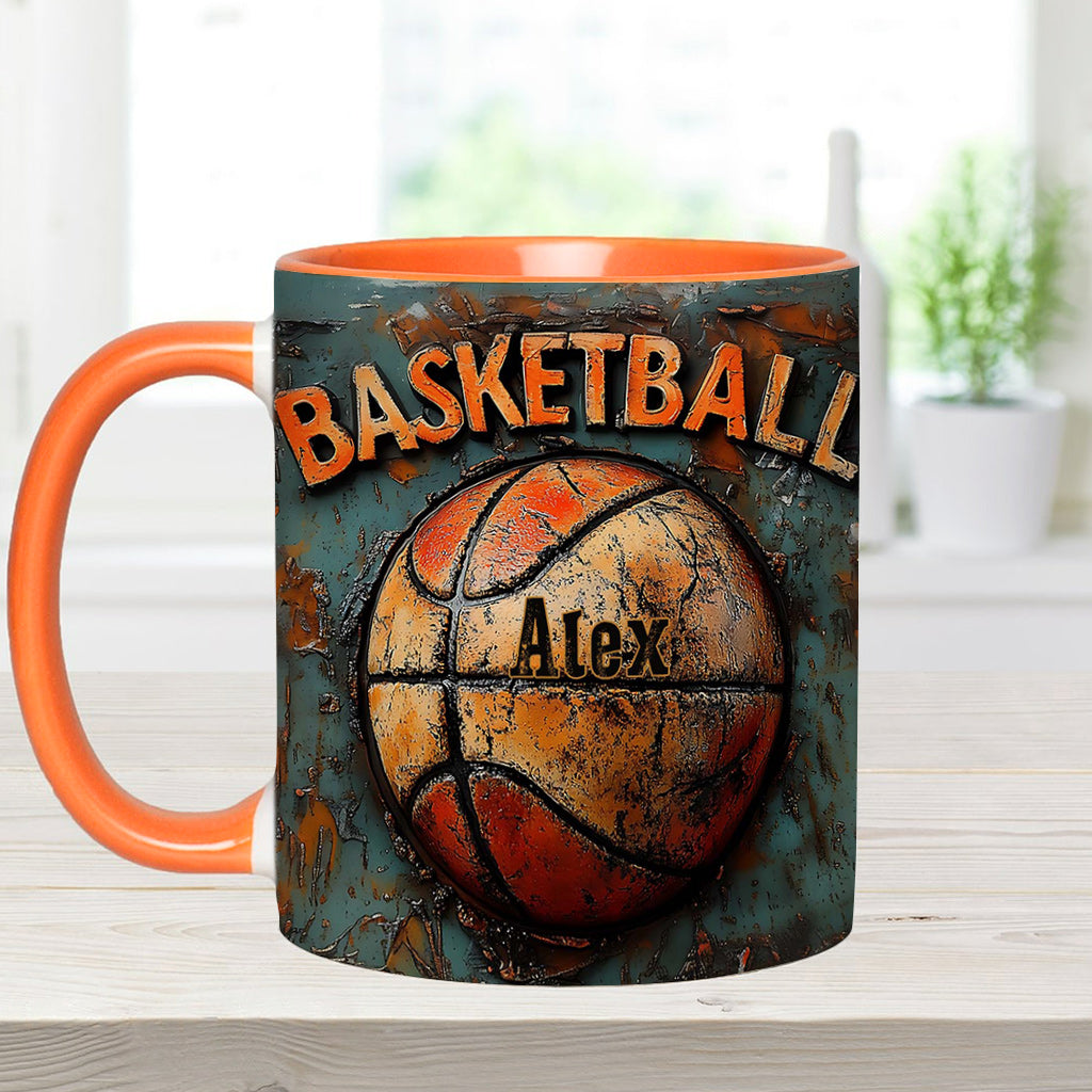 Mug personnalisé Basketball For Life - À l'effigie du basketball