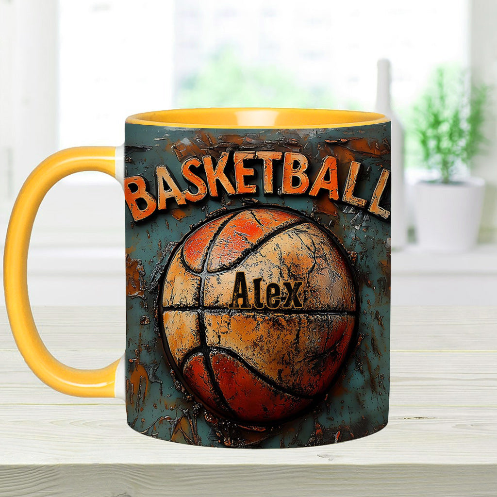 Mug personnalisé Basketball For Life - À l'effigie du basketball