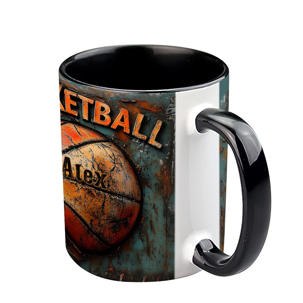 Mug personnalisé Basketball For Life - À l'effigie du basketball