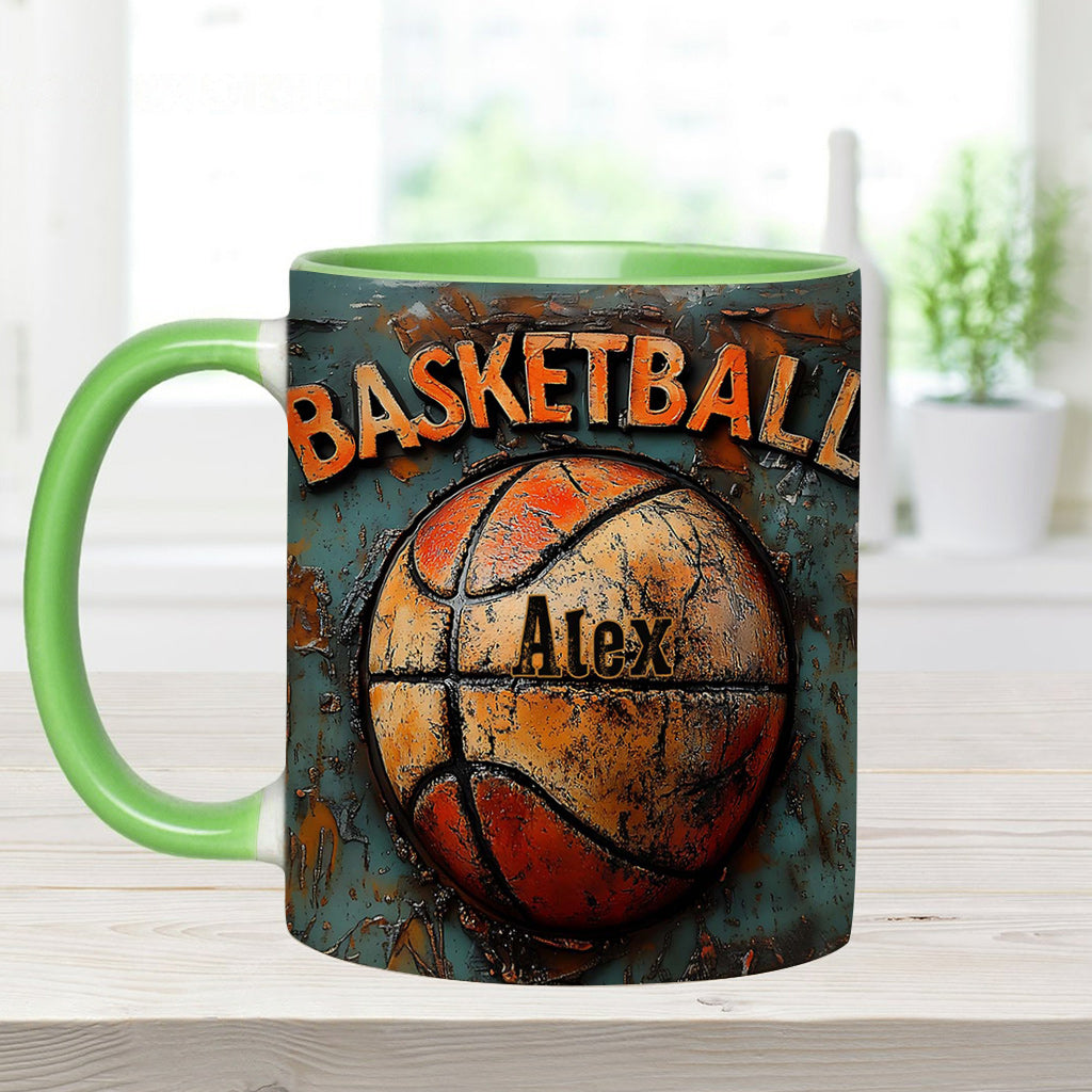 Mug personnalisé Basketball For Life - À l'effigie du basketball