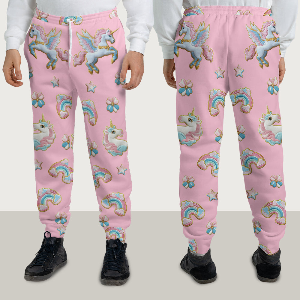 Beautiful Unicorn Alphabet - Personalized Kid Kid Hoodie & Kid Jogger Sweatpants