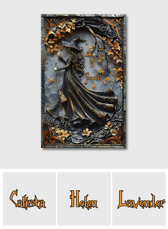 Mets le chapeau - Toile et affiche personnalisées de sorcière