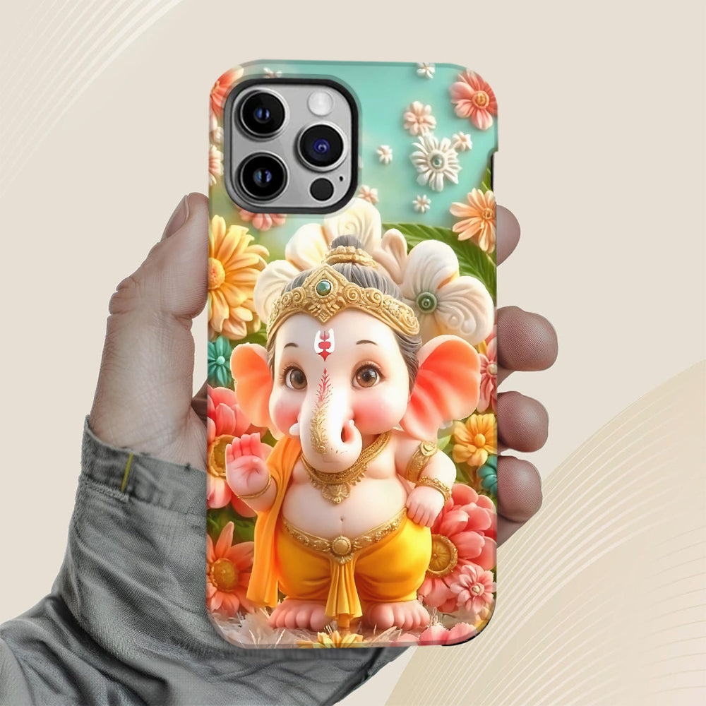 Coque de téléphone Ganesha - Impression intégrale hindoue