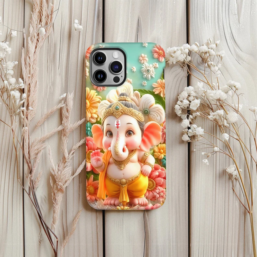 Coque de téléphone Ganesha - Impression intégrale hindoue