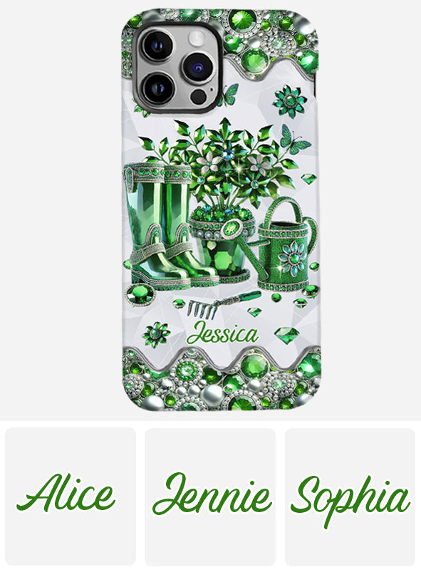 Just A Girl Who Loves Gardening - Personalized Gardening Full Print Phone Case