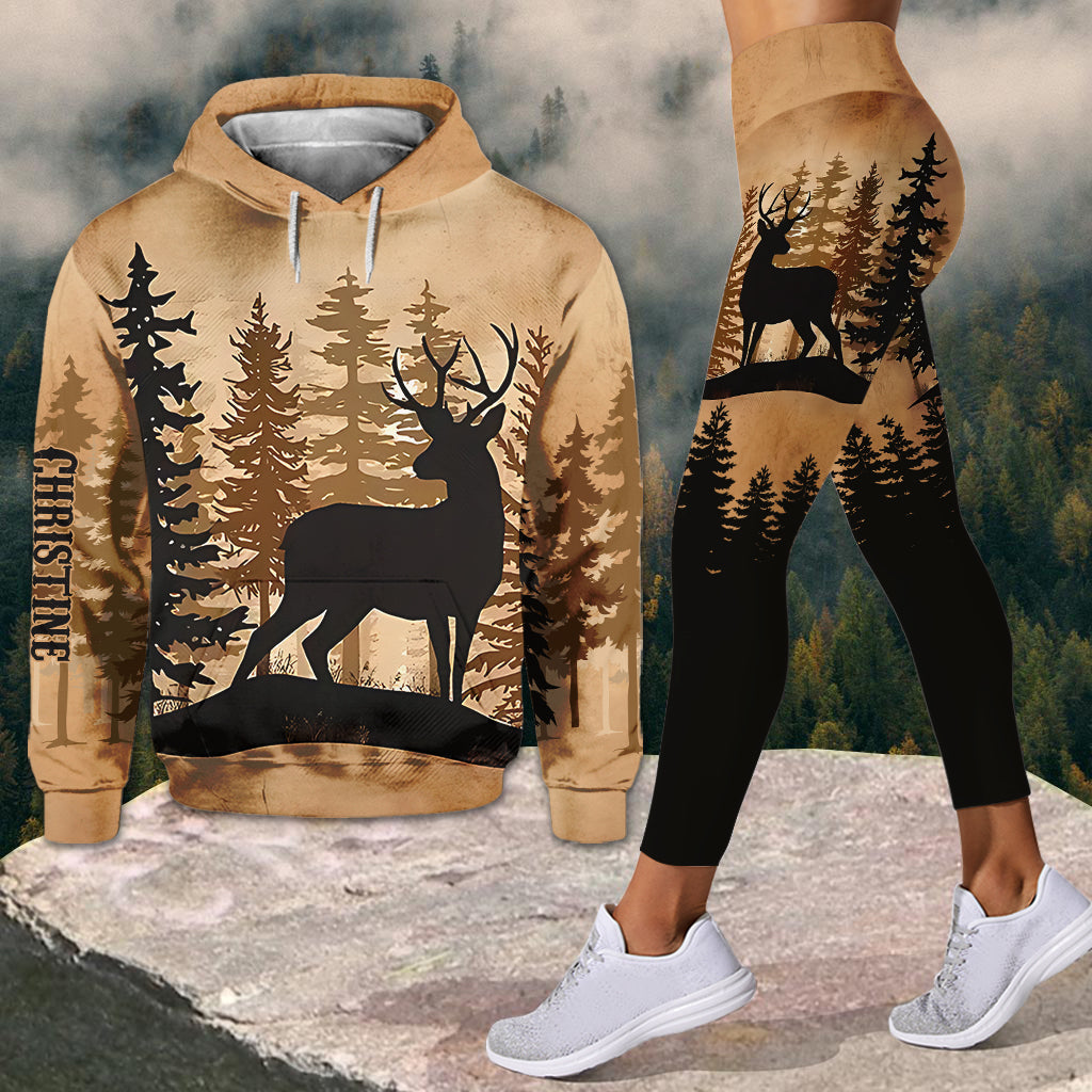 Fille de la campagne - Sweat à capuche et legging de chasse personnalisés