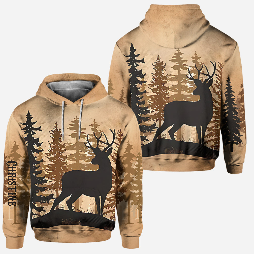 Fille de la campagne - Sweat à capuche et legging de chasse personnalisés