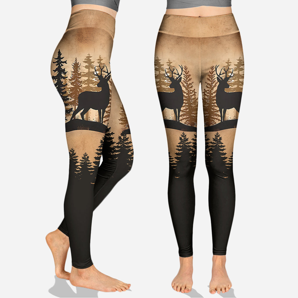 Fille de la campagne - Sweat à capuche et legging de chasse personnalisés