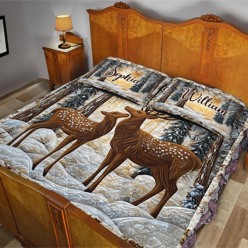 You & Me We Got This - Personalized Hunting Quilt Set