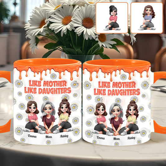Telles mères, telles filles - Mug personnalisé pour maman