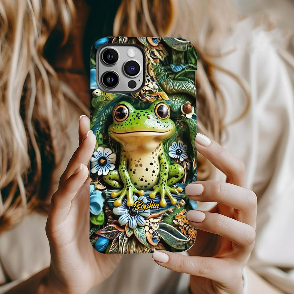 Coque de téléphone personnalisée « Grenouilles » - Motif grenouille intégral