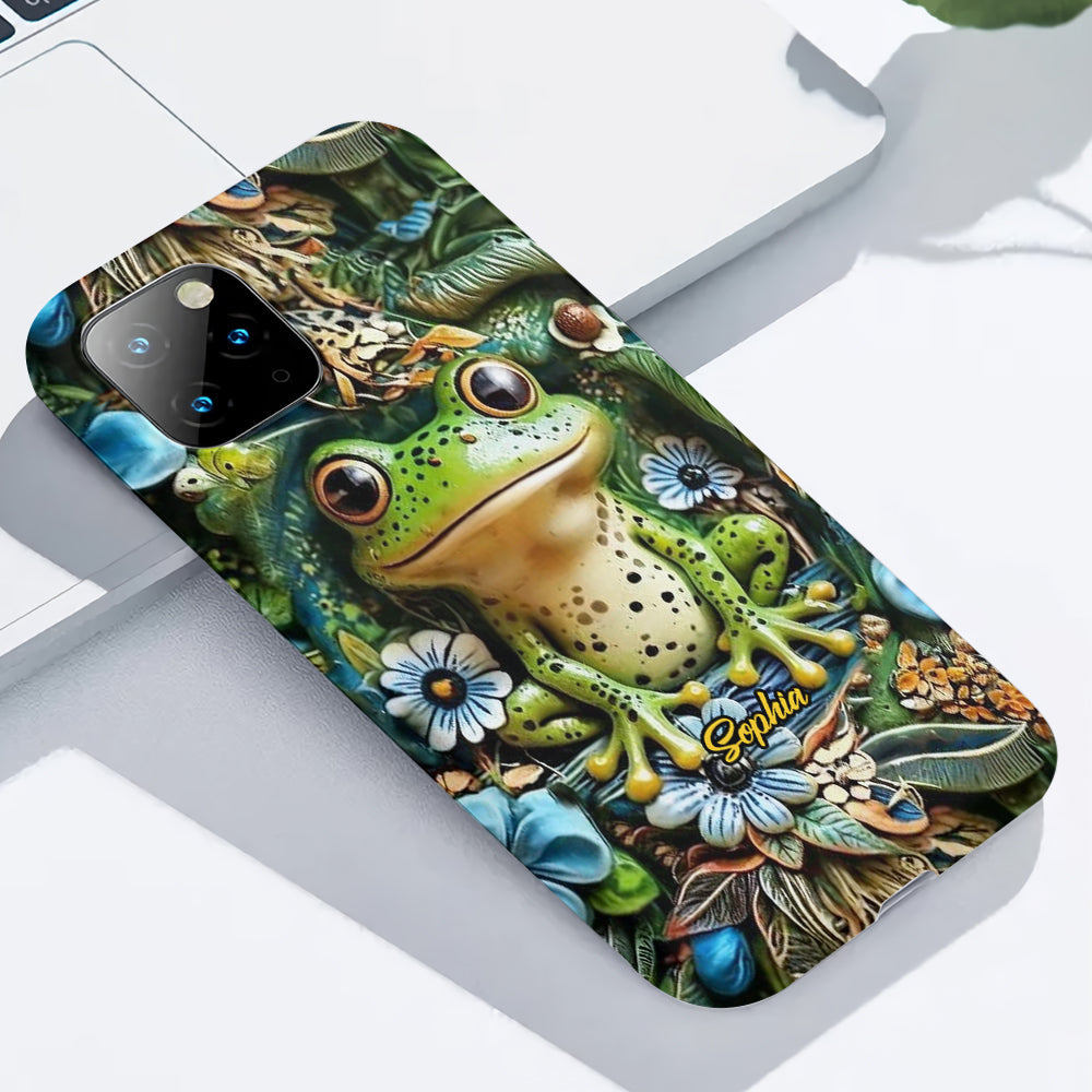 Coque de téléphone personnalisée « Grenouilles » - Motif grenouille intégral