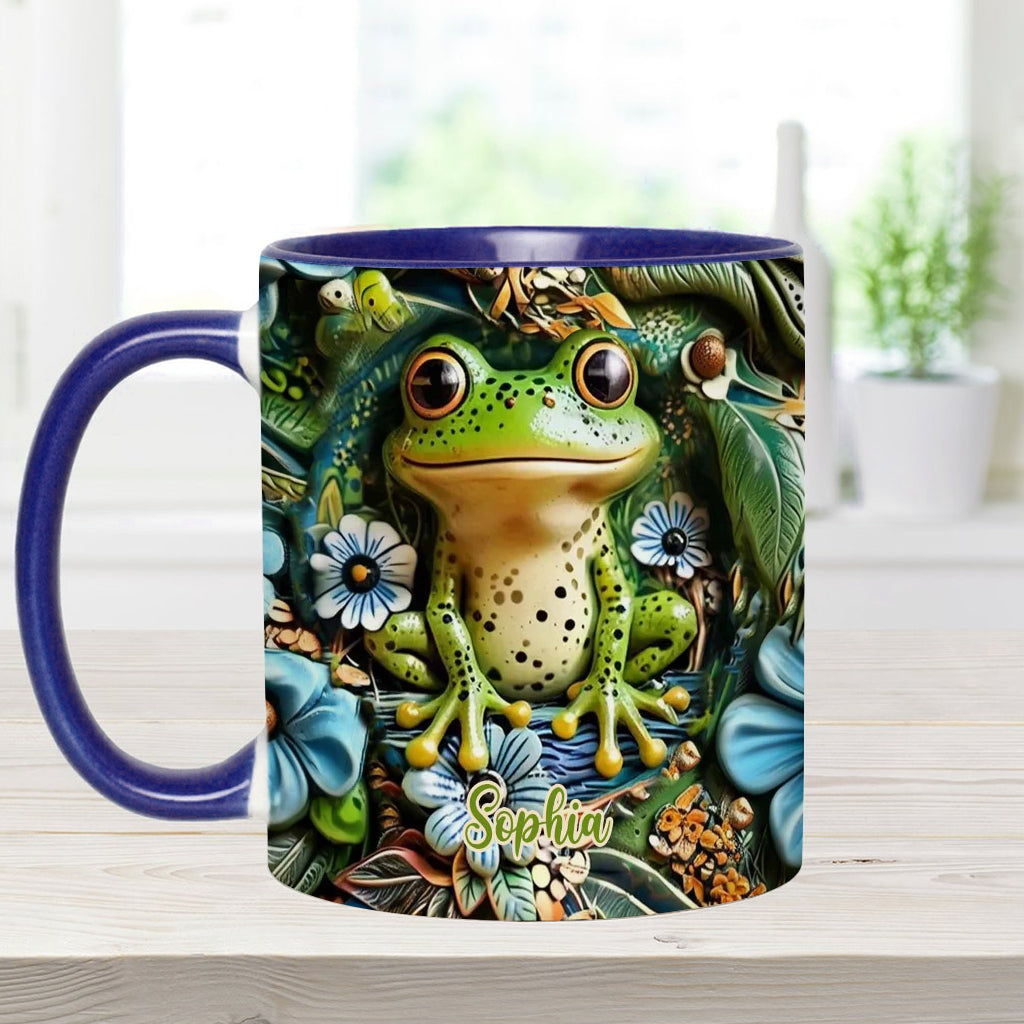 Love Frogs - Personalized Frog Accent Mug