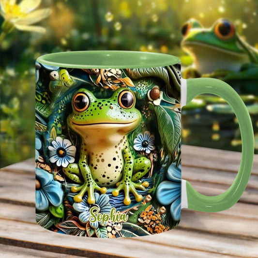 Mug personnalisé « J’adore les grenouilles »
